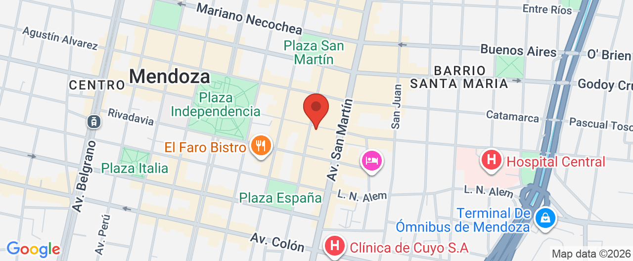 Mapa de la ubicación
