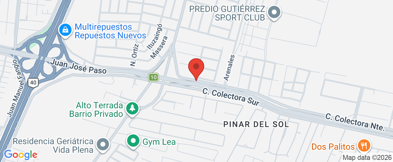 Mapa de la ubicación