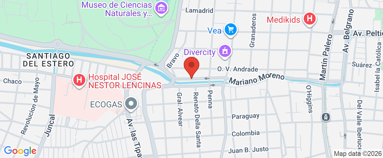Mapa de la ubicación