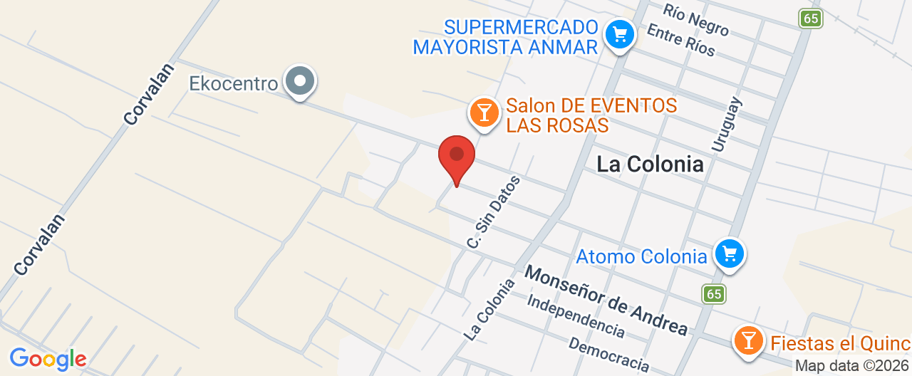 Mapa de la ubicación