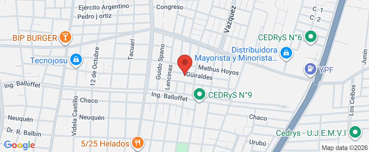 Mapa de la ubicación