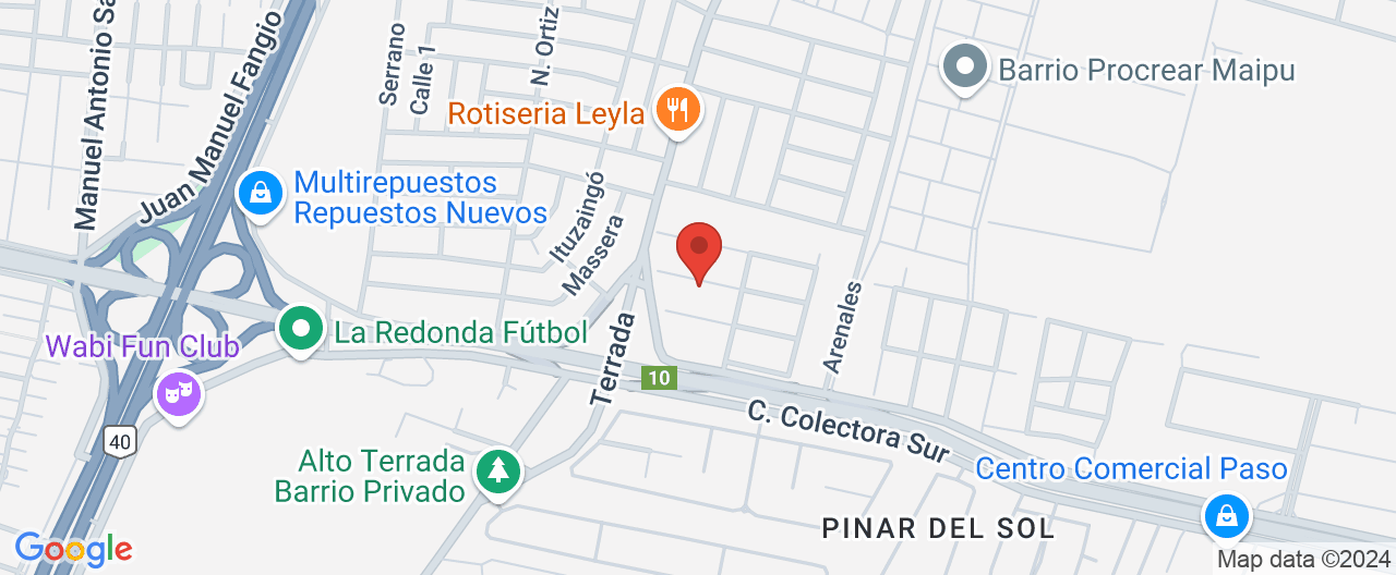Mapa de la ubicación