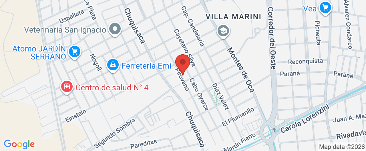 Mapa de la ubicación