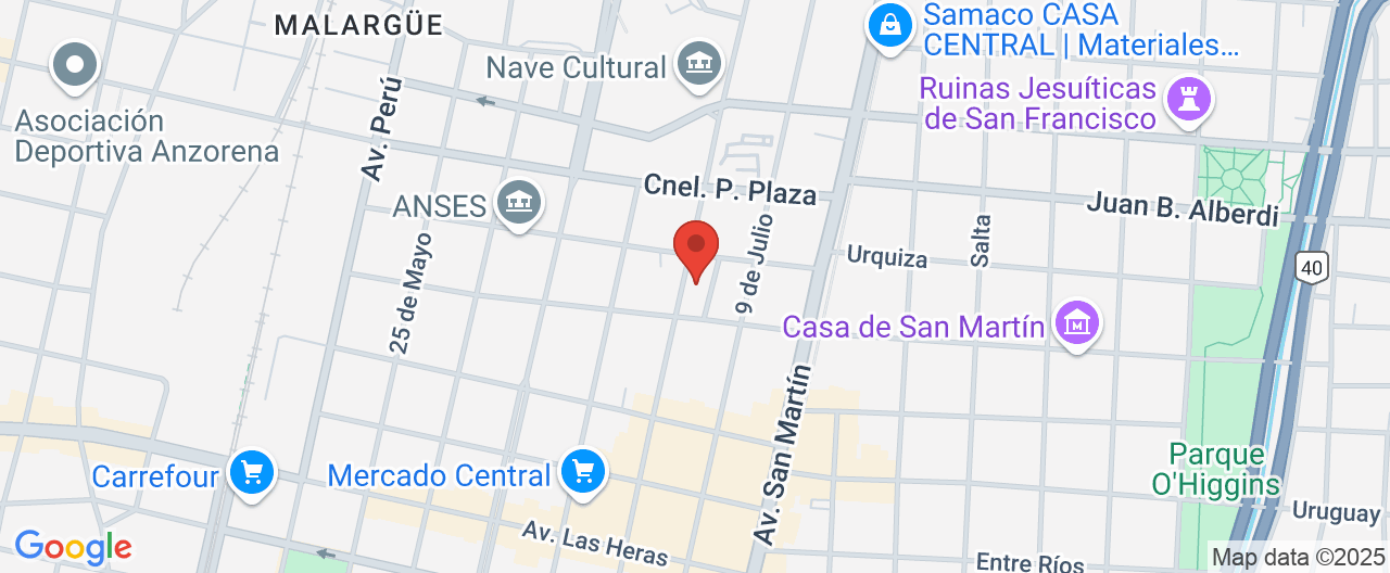 Mapa de la ubicación