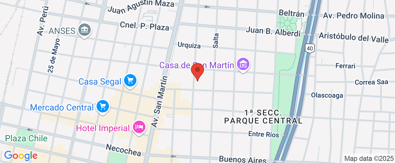 Mapa de la ubicación