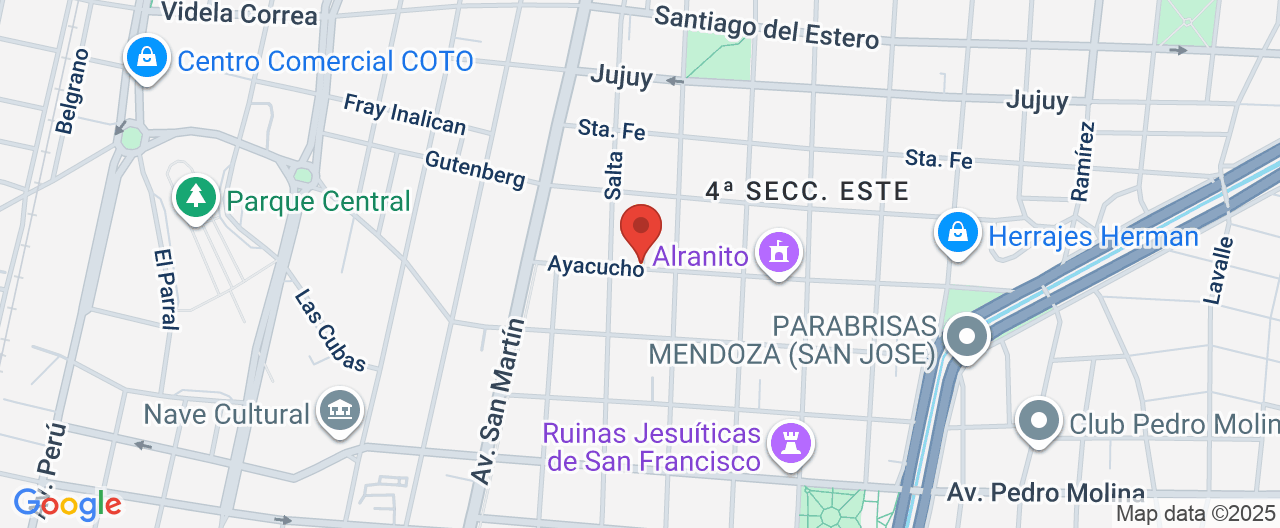 Mapa de la ubicación