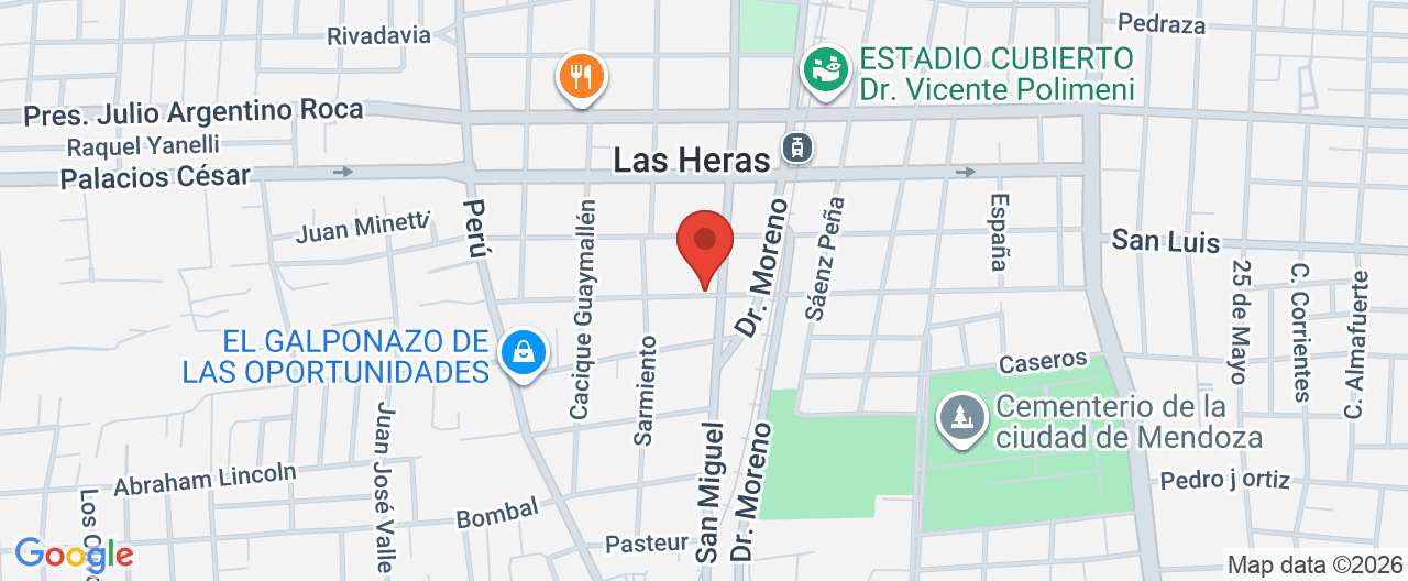 Mapa de la ubicación