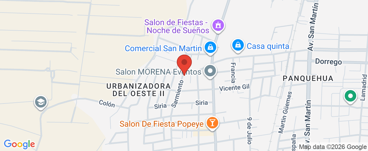 Mapa de la ubicación