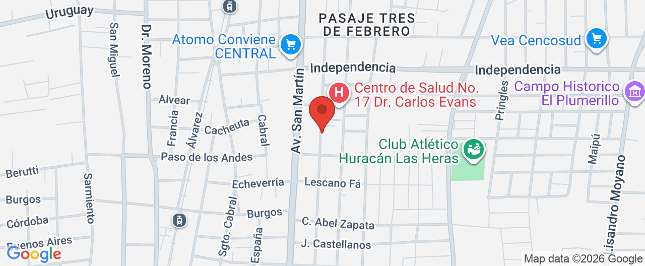 Mapa de la ubicación