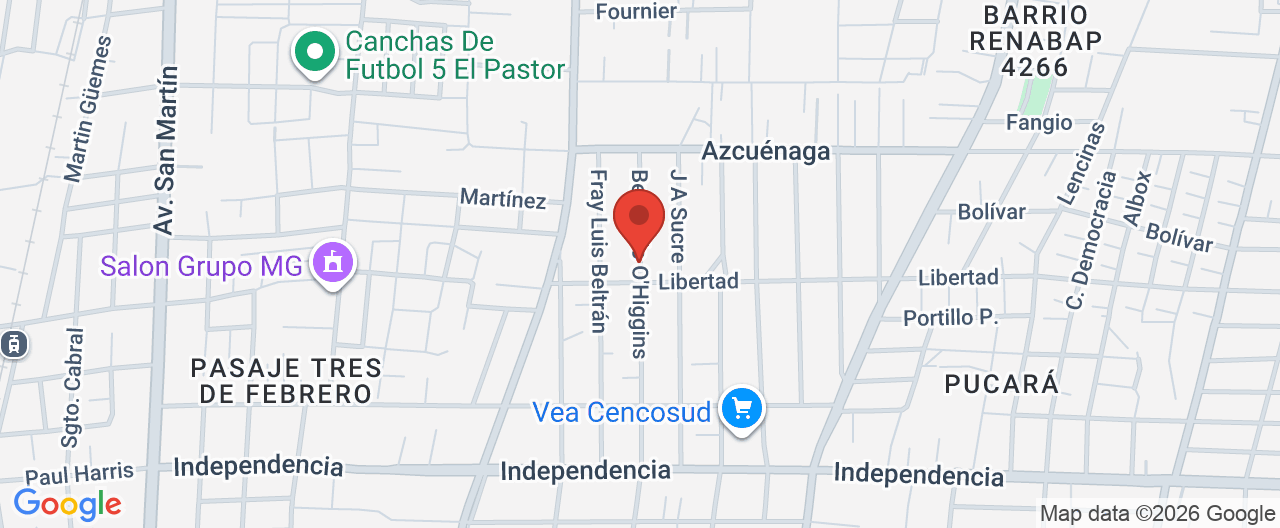 Mapa de la ubicación