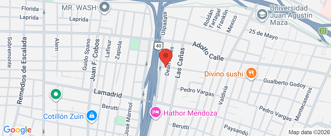 Mapa de la ubicación