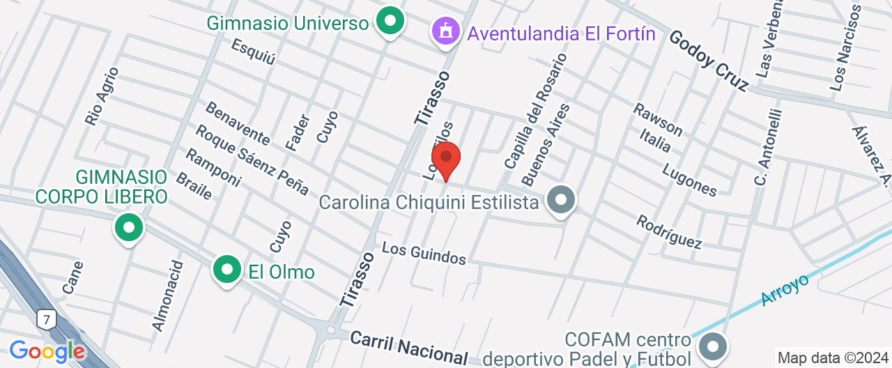 Mapa de la ubicación