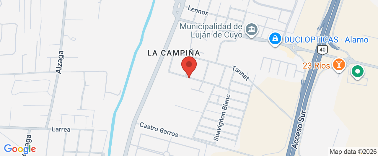 Mapa de la ubicación