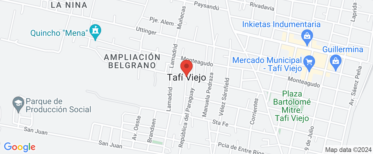 Mapa de la ubicación