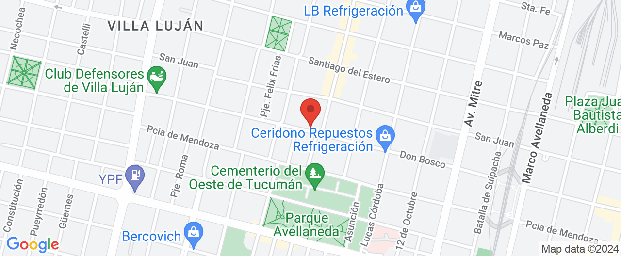Mapa de la ubicación