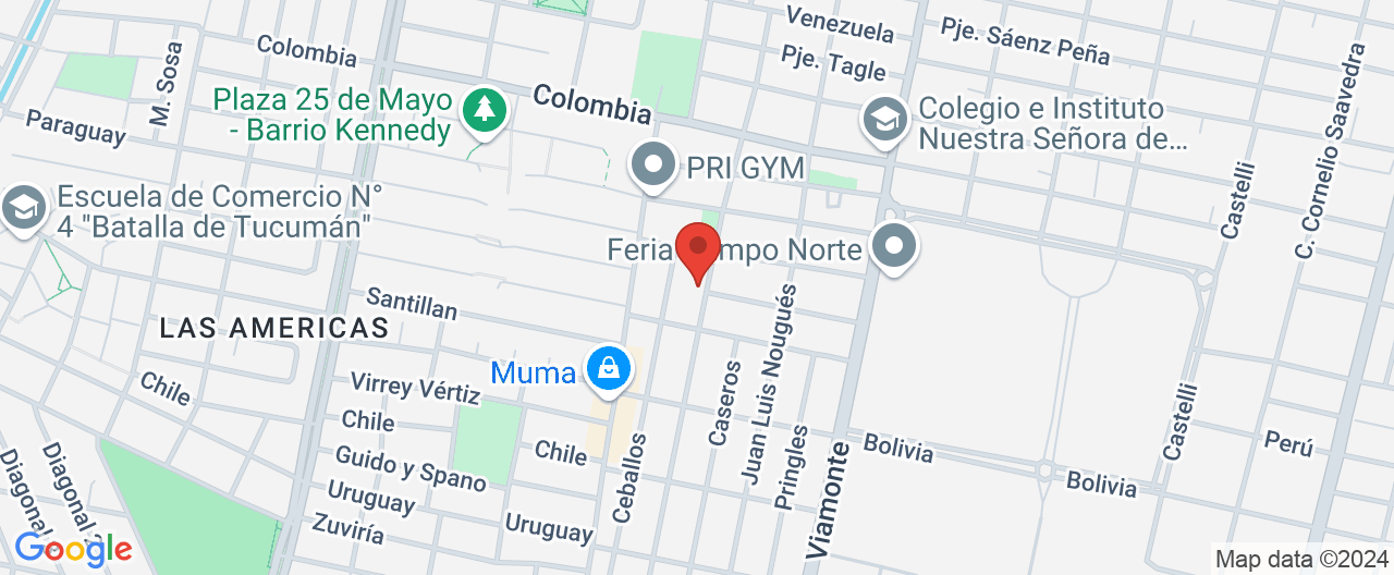 Mapa de la ubicación