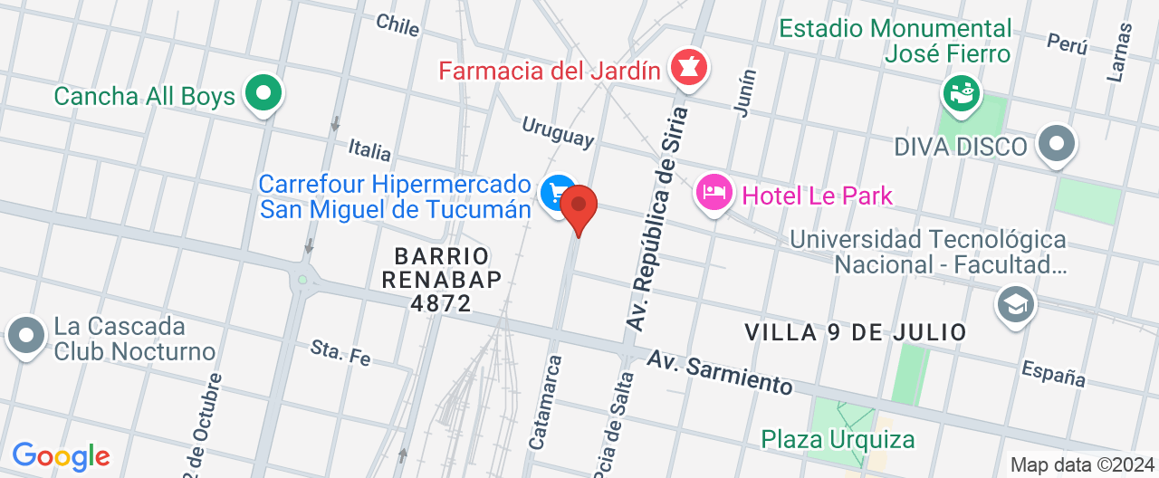 Mapa de la ubicación
