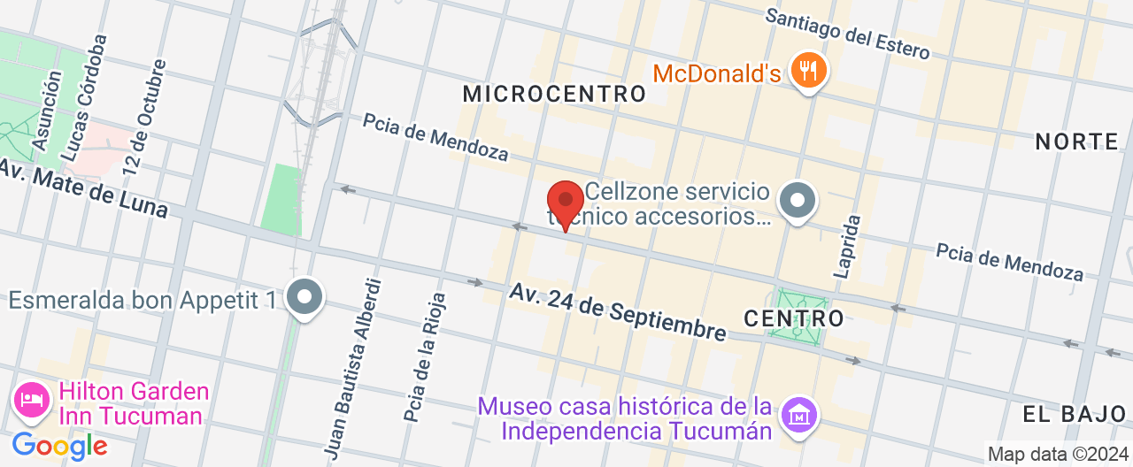 Mapa de la ubicación