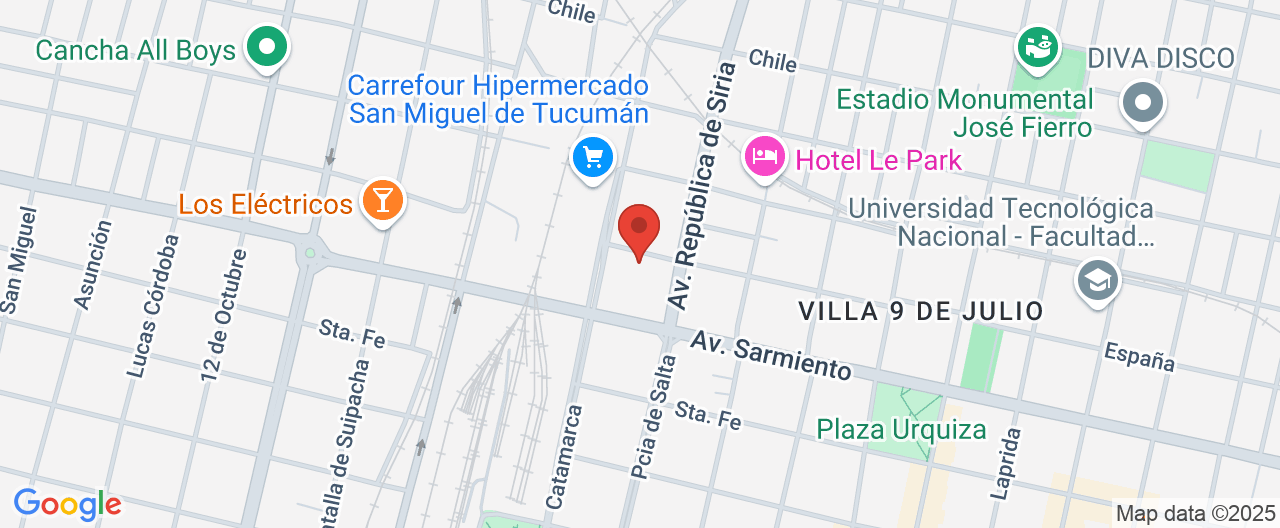 Mapa de la ubicación