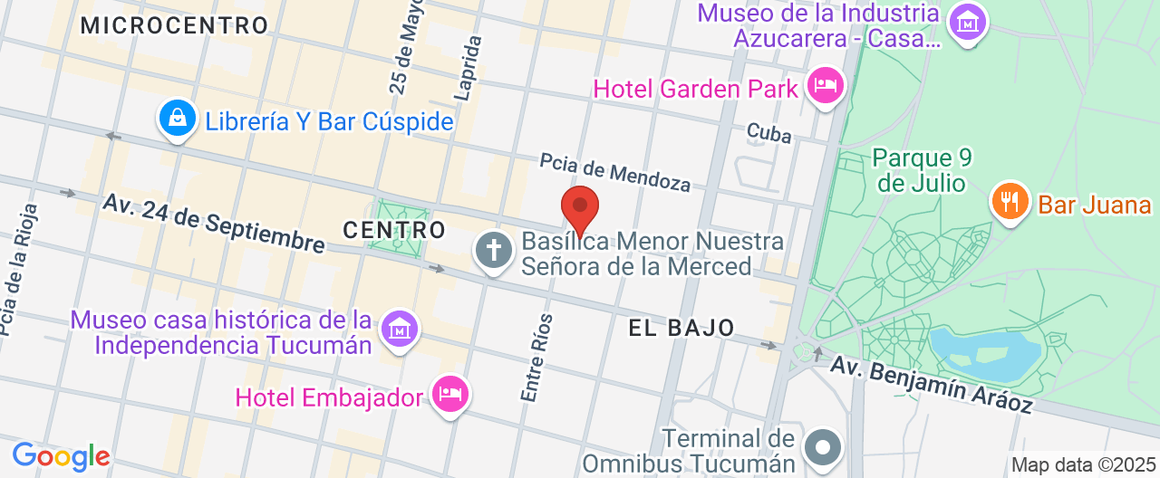 Mapa de la ubicación
