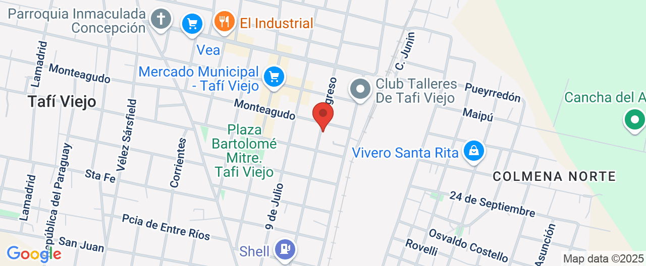 Mapa de la ubicación