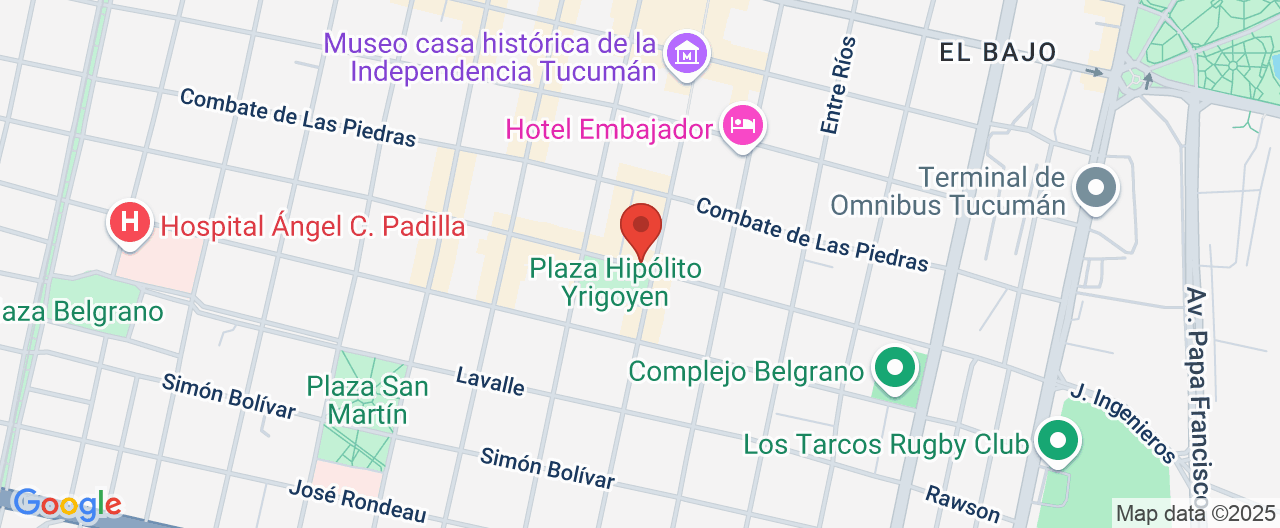 Mapa de la ubicación