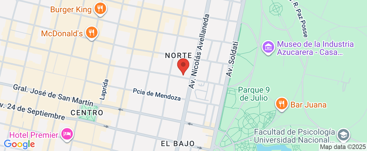 Mapa de la ubicación