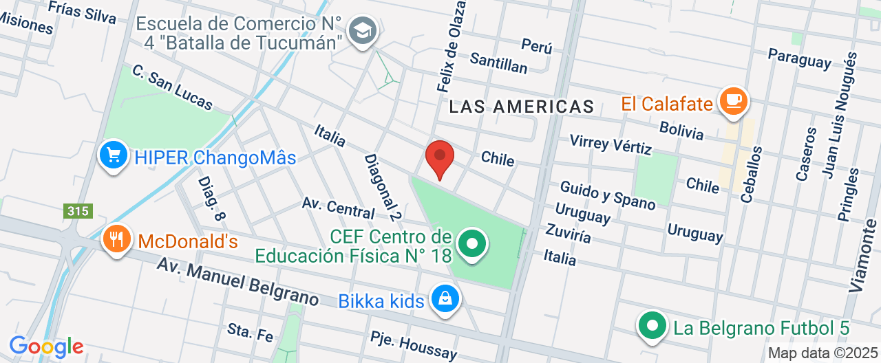 Mapa de la ubicación
