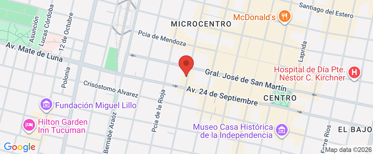 Mapa de la ubicación