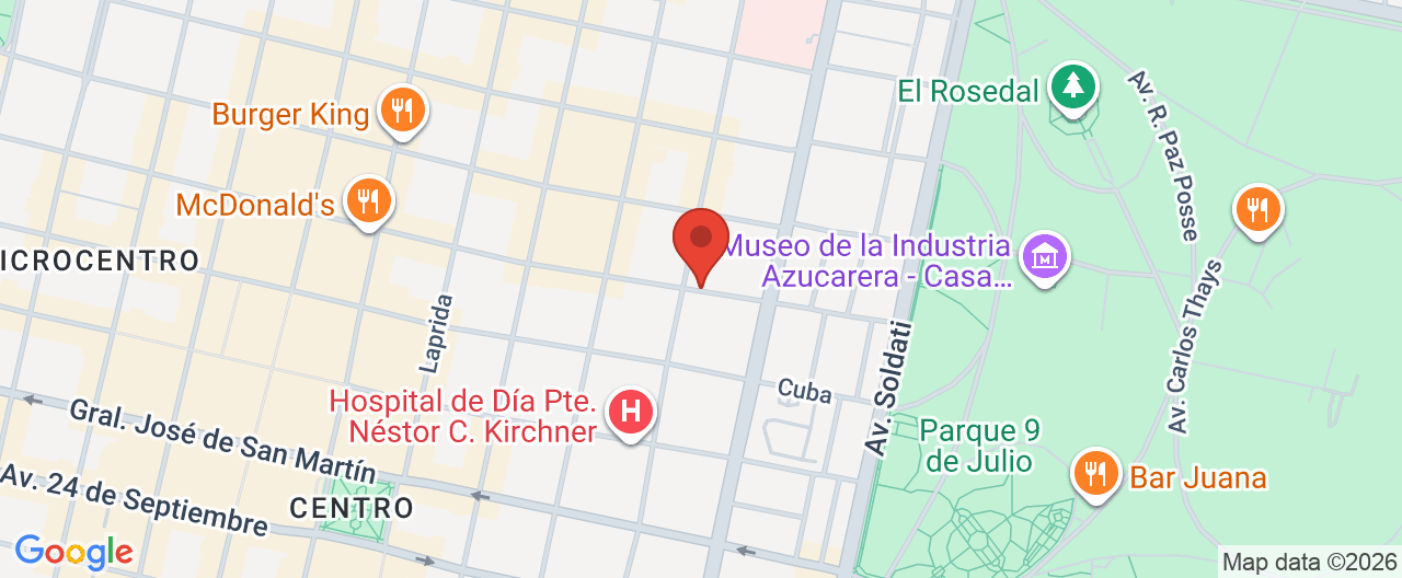 Mapa de la ubicación