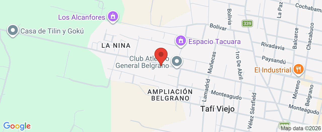 Mapa de la ubicación