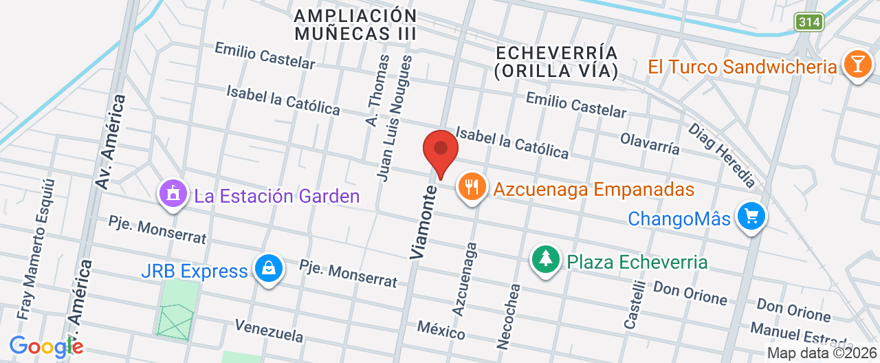 Mapa de la ubicación