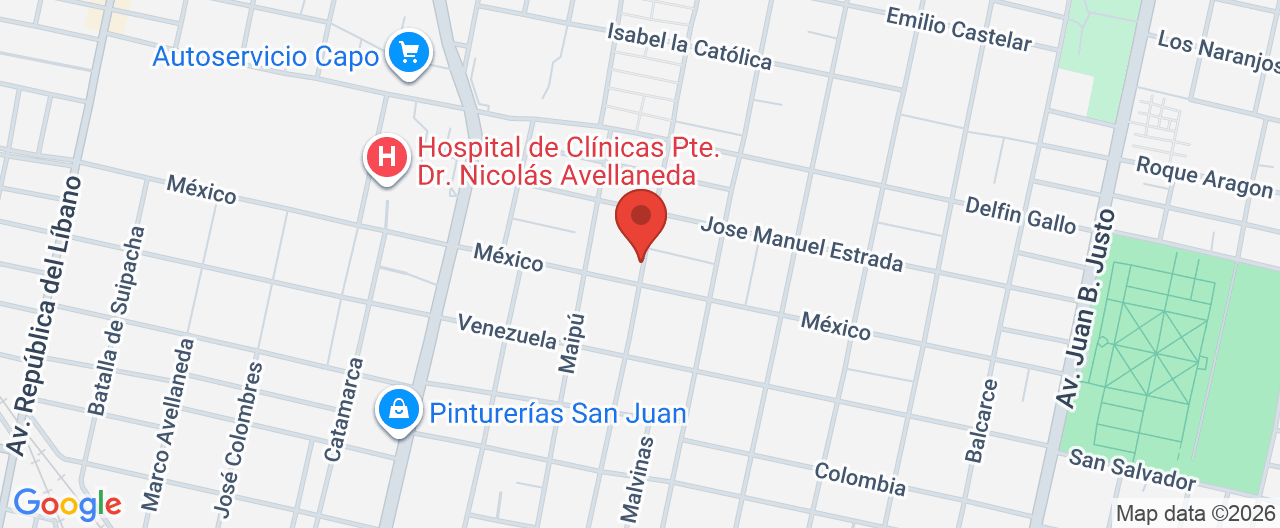 Mapa de la ubicación