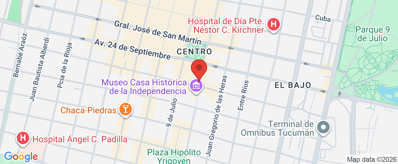 Mapa de la ubicación