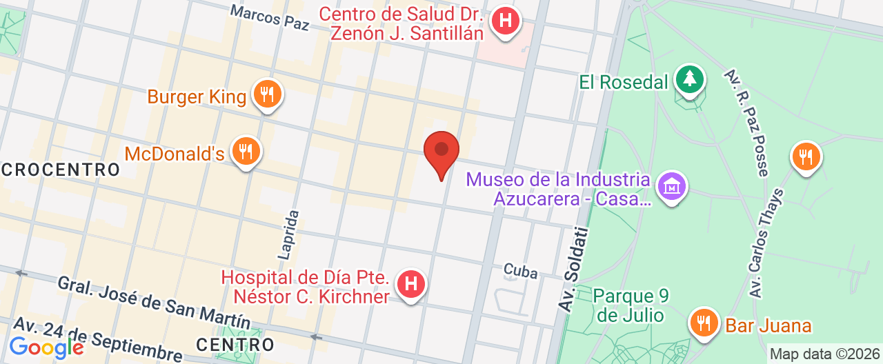 Mapa de la ubicación