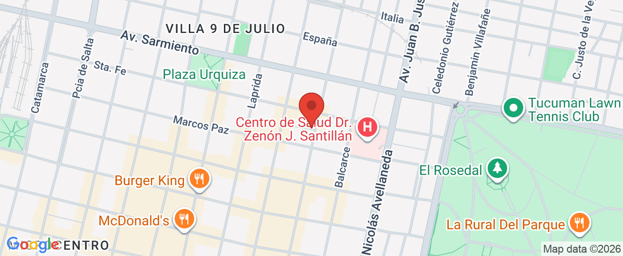 Mapa de la ubicación