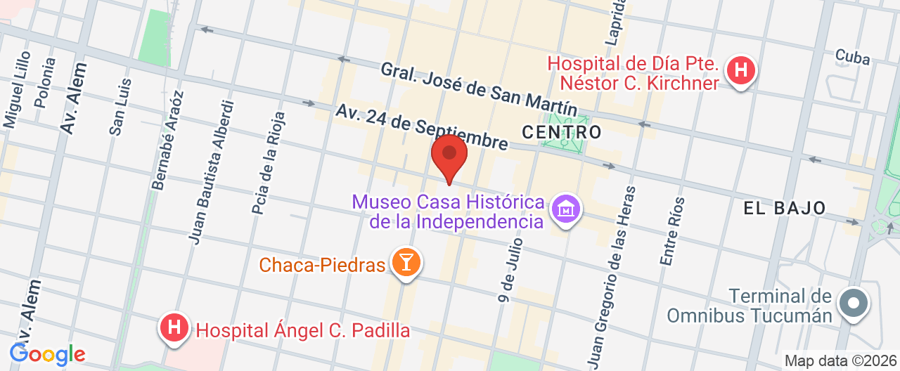 Mapa de la ubicación