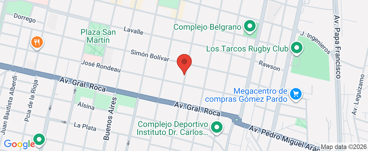 Mapa de la ubicación