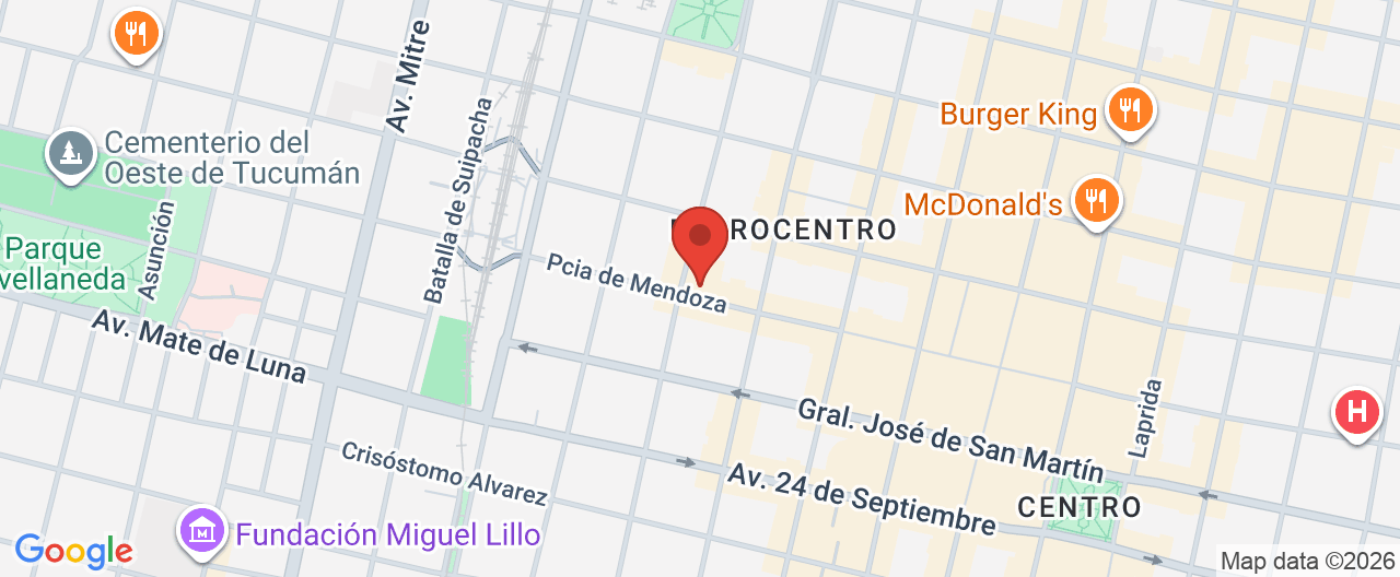 Mapa de la ubicación