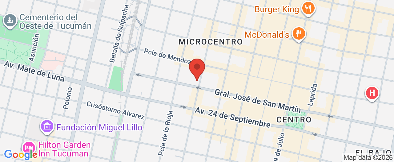 Mapa de la ubicación