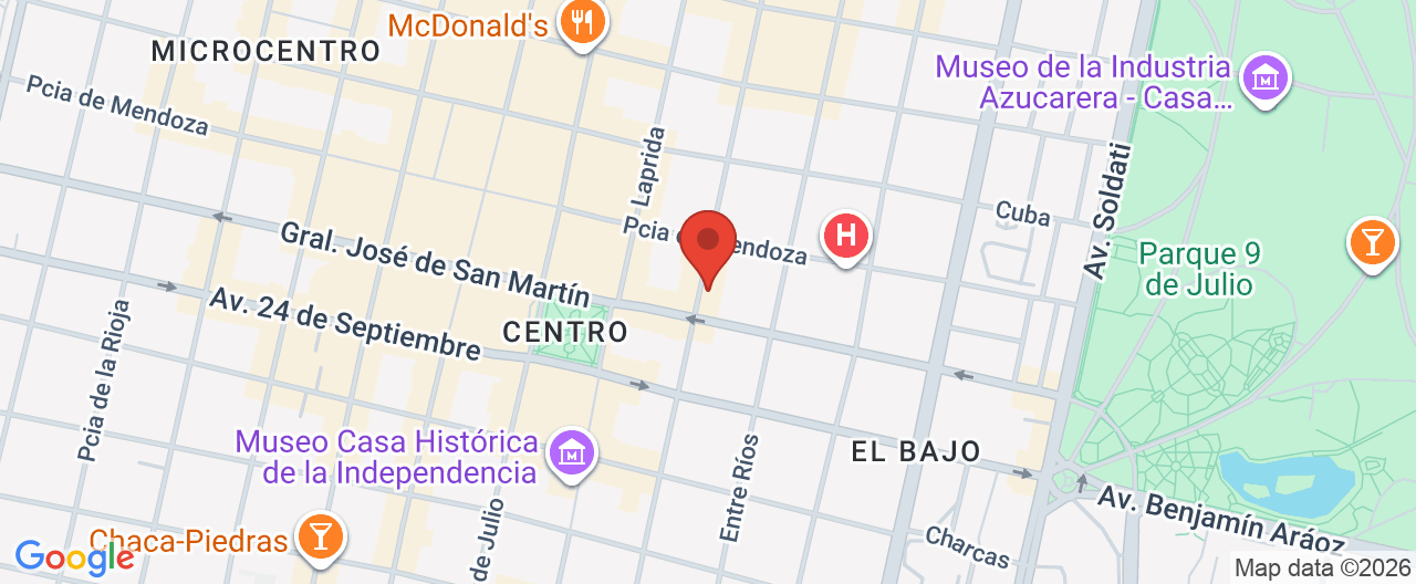 Mapa de la ubicación