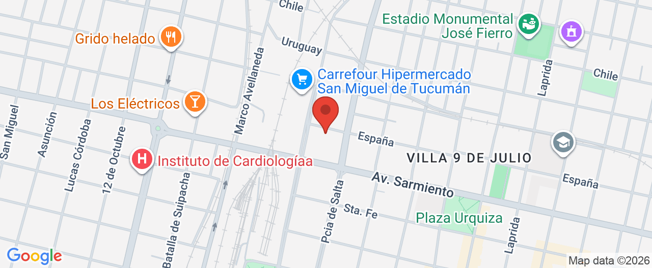 Mapa de la ubicación