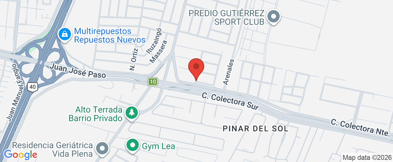 Mapa de la ubicación