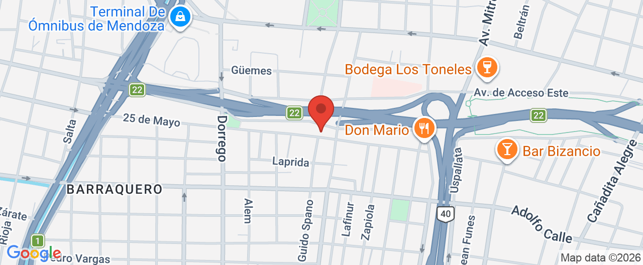Mapa de la ubicación