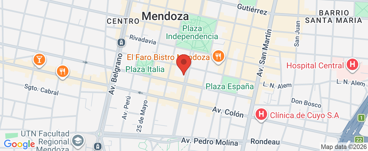 Mapa de la ubicación