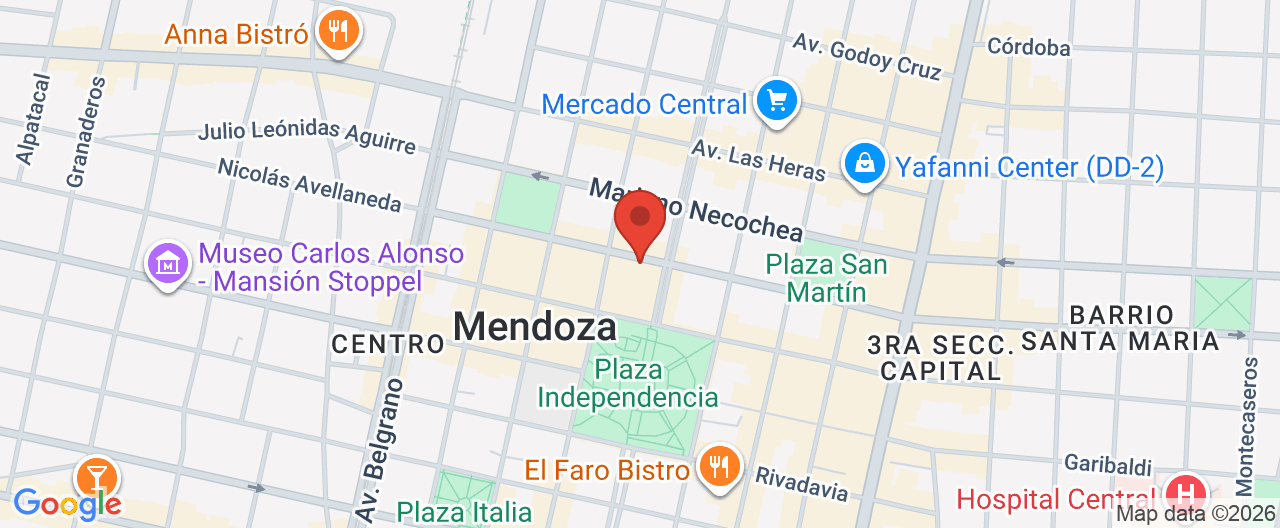 Mapa de la ubicación