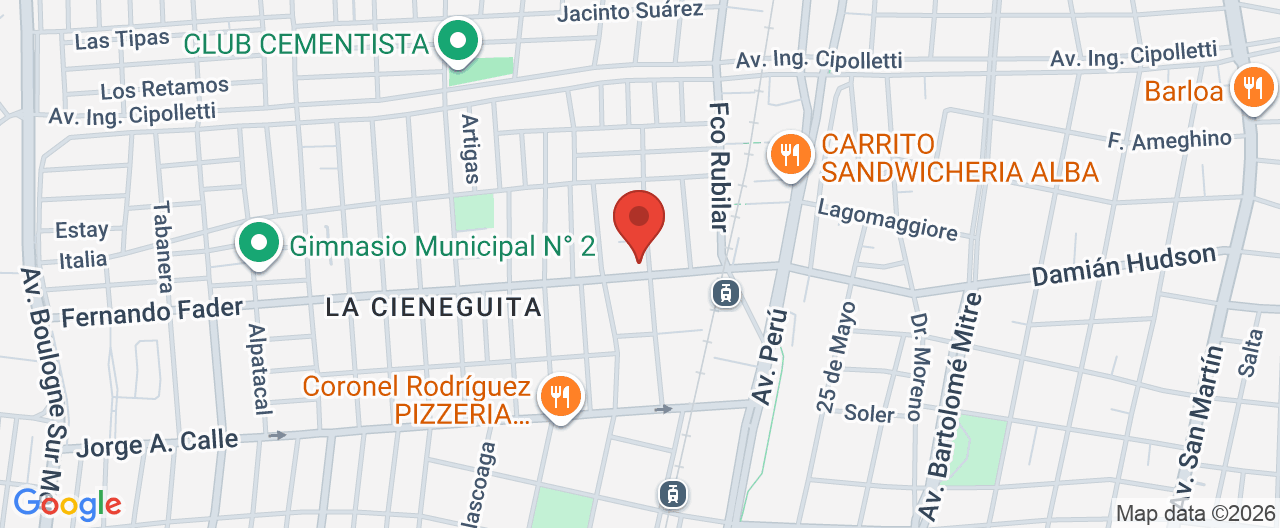 Mapa de la ubicación