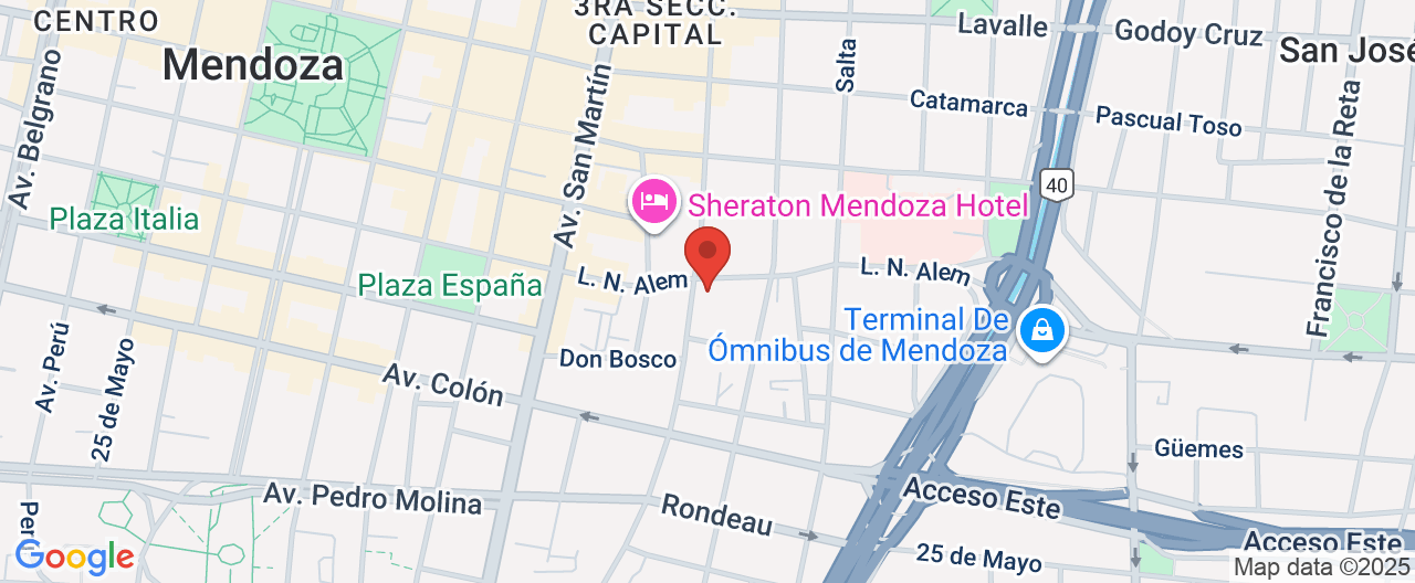 Mapa de la ubicación
