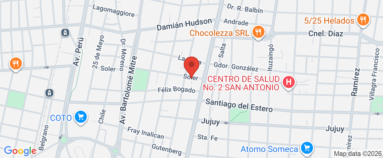 Mapa de la ubicación