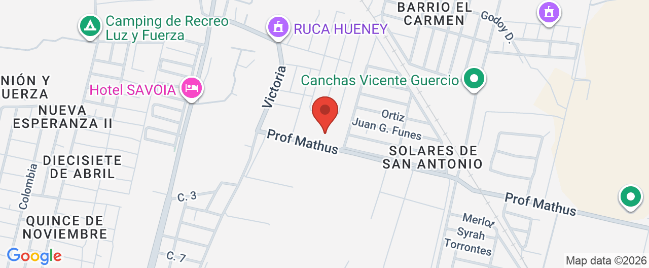 Mapa de la ubicación